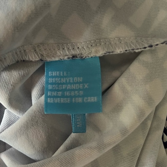 J. McLaughlin Navy and White Patterned Dress - Picture 4 of 4